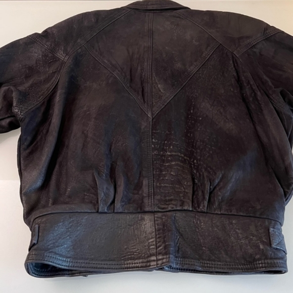 Vintage Soft Leather Jacket- Sz. Lg - Picture 3 of 15